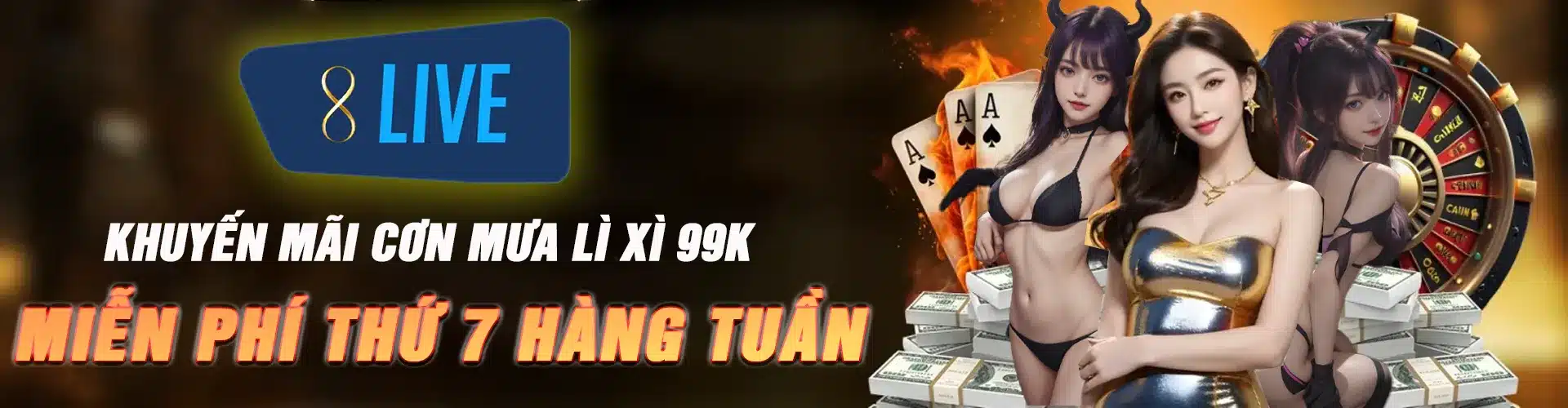 Trang chủ 8Live - Đăng ký đăng nhập link truy cập mới nhất 34 Banner 8live